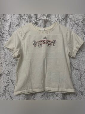 Vibe N’ Cream Short Sleeve Graphic Tee with Whiskey Print Size XS